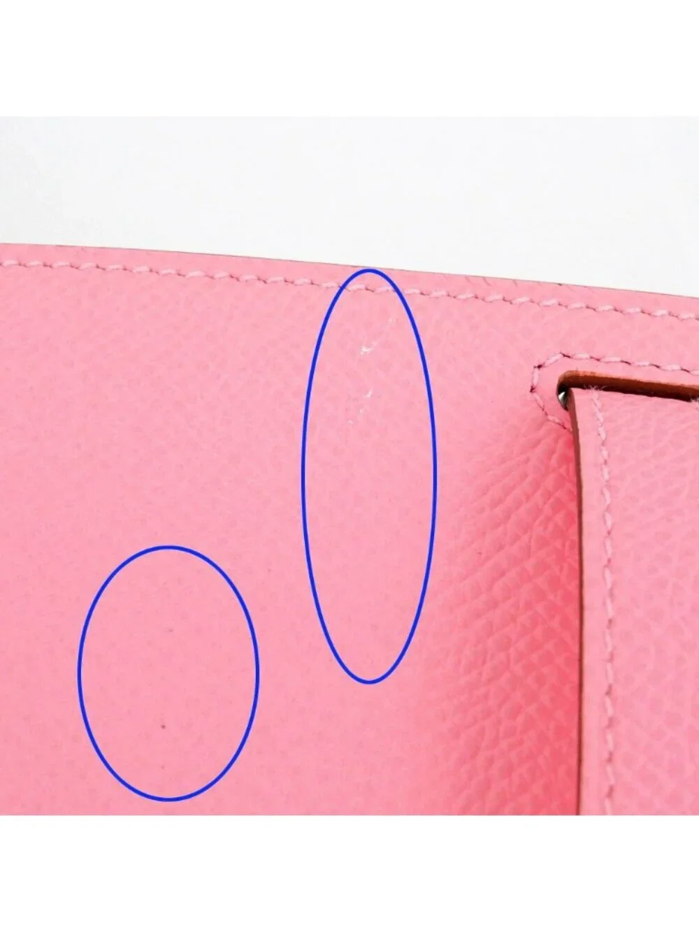 Hermes Kelly Wallet Long to Go Rose Confetti Silver Epsom Leather